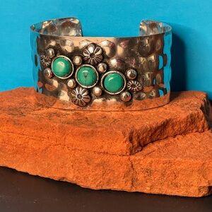 NWT Myra Bag Hammered Silver "Trio-Cuff" Bracelet